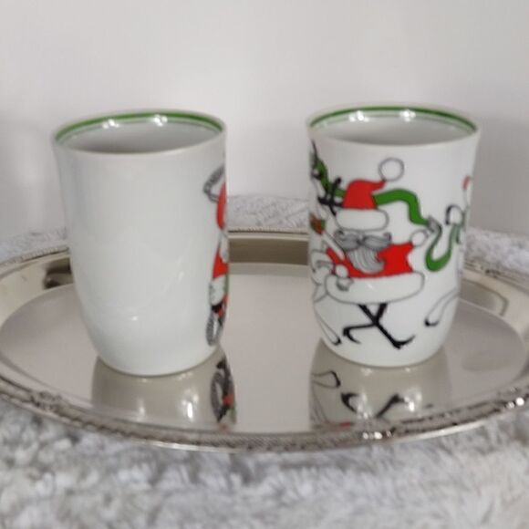 2 Fitz & Floyd Christmas Mugs - Picture 2 of 6